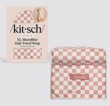 Load image into Gallery viewer, KITSCH QUICK DRY XL MICROFIBER HAIR TOWEL WRAP
