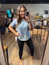 Load image into Gallery viewer, MONO B BLACK HIGH WAISTED LEGGINGS WITH POCKETS
