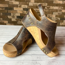 Load image into Gallery viewer, CORKY’S CARLEY ESPRESSO CRINKLE WEDGE
