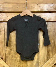 Load image into Gallery viewer, BAMBOO GREY LONG SLEEVE ONESIE
