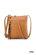 Load image into Gallery viewer, MINI TRIPLE ZIPPER CROSSBODY
