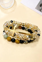 Load image into Gallery viewer, CROSS BEADED BRACELET SET
