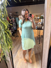 Load image into Gallery viewer, SEAFOAM CORDED MIDI DRESS
