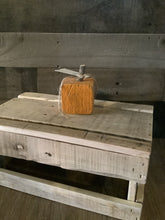 Load image into Gallery viewer, PEE WEE WOODEN PUMPKINS WITH IRON HANDLE
