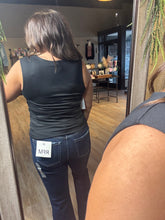 Load image into Gallery viewer, DOUBLE BLACK SCOOP NECK TOP
