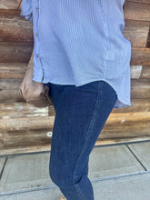 Load image into Gallery viewer, COASTAL STRIPED BUTTON DOWN LONG SLEEVE
