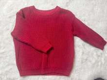 Load image into Gallery viewer, RED KNIT SWEATER
