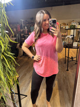 Load image into Gallery viewer, FUCHSIA ACID WASH TOP

