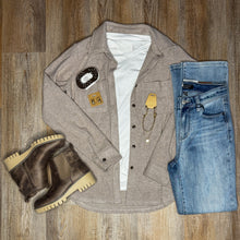 Load image into Gallery viewer, TARYN TAUPE SHACKET
