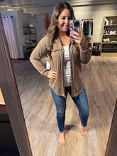 Load image into Gallery viewer, CHESTNUT CORDED SHACKET
