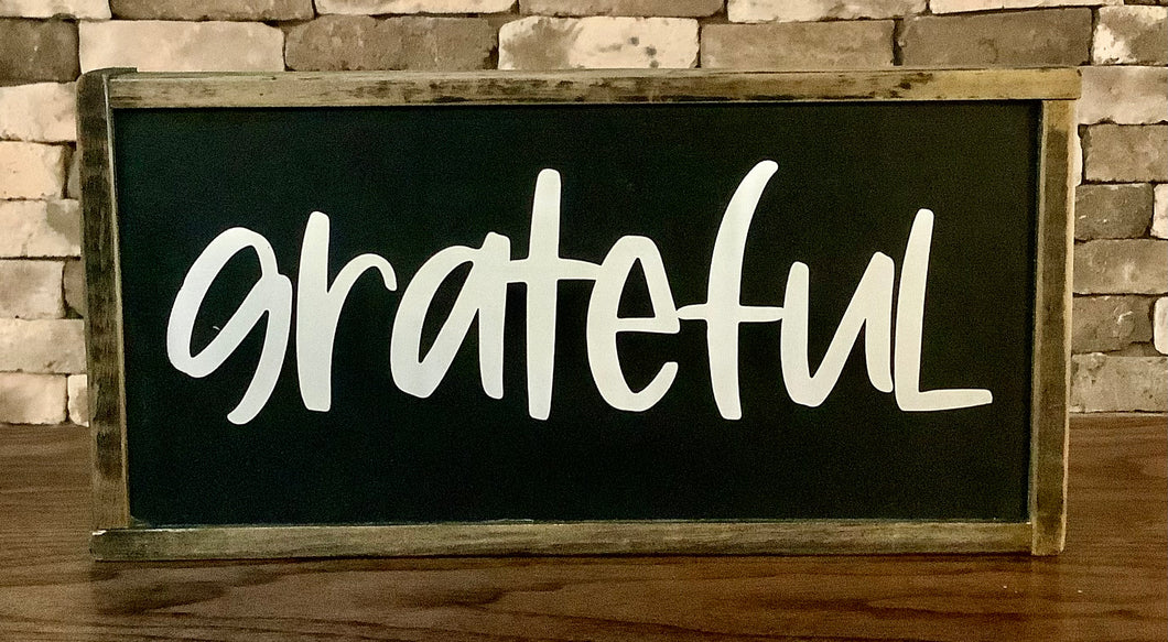 GRATEFUL SCRIPT SIGN