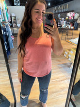 Load image into Gallery viewer, HOT CORAL TANK TOP
