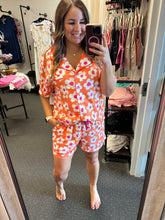 Load image into Gallery viewer, ORANGE FLOWER LOUNGE SET
