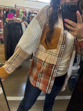 Load image into Gallery viewer, FALL PATCHWORK SHACKET
