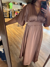 Load image into Gallery viewer, NICOLE SATIN MAXI DRESS
