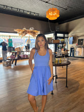 Load image into Gallery viewer, KYLIE COMBINED KNIT &amp; WOVEN DRESS
