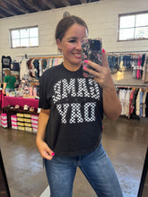 Load image into Gallery viewer, GAME DAY GRAPHIC LONG CROP TEE
