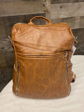 Load image into Gallery viewer, CHESTNUT VINTAGE BACKPACK PURSE
