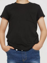 Load image into Gallery viewer, BLACK POCKET TEE

