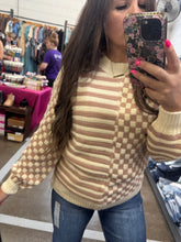 Load image into Gallery viewer, CHECKERBOARD SWEATER

