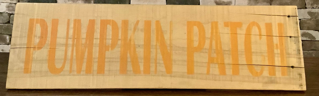 PUMPKIN PATCH SIGN