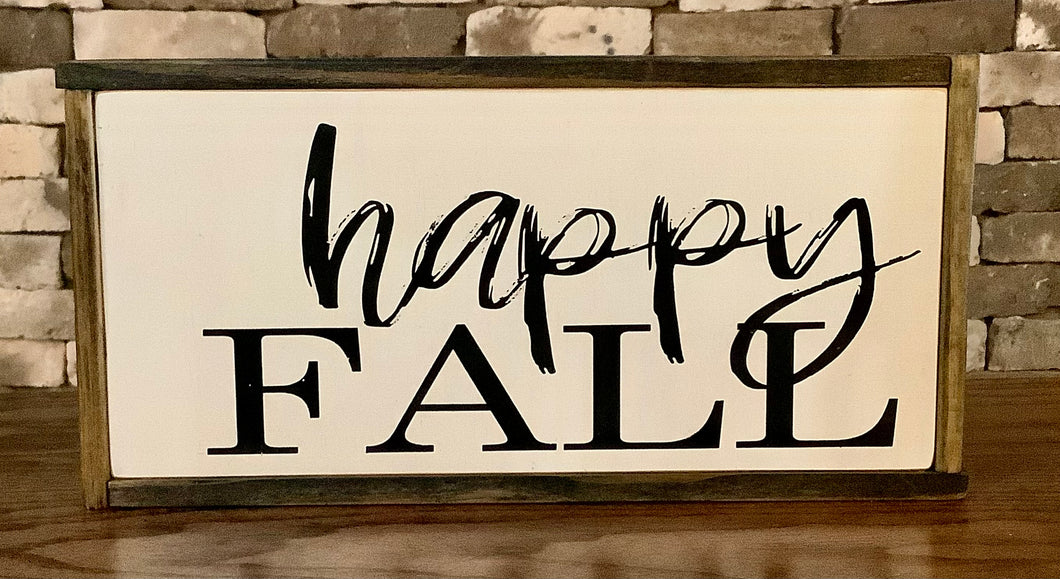 HAPPY FALL SIGN