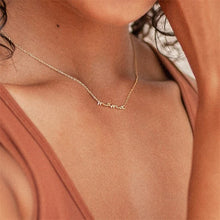 Load image into Gallery viewer, MAMA SCRIPT NECKLACE
