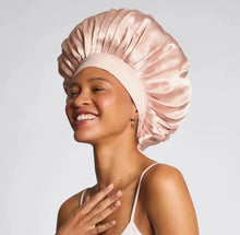 Load image into Gallery viewer, KITSCH OVERSIZED SATIN BONNET
