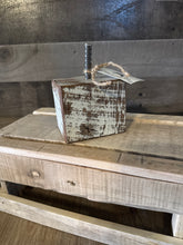 Load image into Gallery viewer, MINI WOODEN PUMPKINS WITH IRON HANDLE
