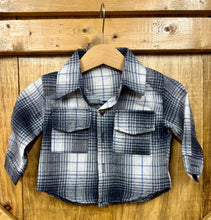 Load image into Gallery viewer, INFANT BLUE FLANNEL SHIRT
