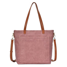 Load image into Gallery viewer, MAUVE VEGAN LEATHER TOTE
