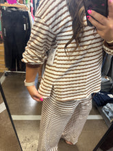 Load image into Gallery viewer, COZY STRIPED TWO PIECE SET
