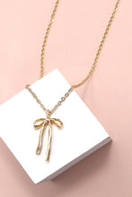 Load image into Gallery viewer, LONG BOW GOLD NECKLACE
