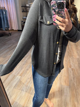 Load image into Gallery viewer, CHARCOAL CORDED SHACKET
