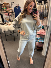 Load image into Gallery viewer, RISEN HEATHER GREY JOGGER PANTS
