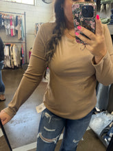 Load image into Gallery viewer, MOCHA BRUSHED LONG SLEEVE
