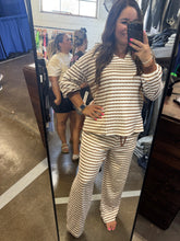 Load image into Gallery viewer, COZY STRIPED TWO PIECE SET
