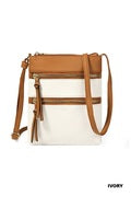 Load image into Gallery viewer, MINI TRIPLE ZIPPER CROSSBODY
