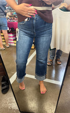 Load image into Gallery viewer, RISEN AUDREY HIGH RISE STRAIGHT JEANS
