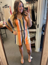 Load image into Gallery viewer, SUMMER STRIPE ROMPER
