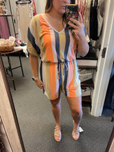 Load image into Gallery viewer, SUMMER STRIPE ROMPER
