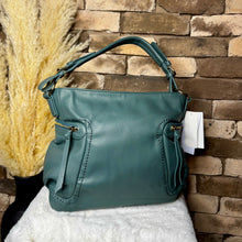 Load image into Gallery viewer, SIDE ZIP POCKET TOTE BAG
