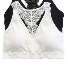 Load image into Gallery viewer, ANEMONE LACE RACER BACK BRALETTE

