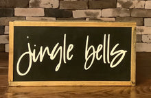 Load image into Gallery viewer, JINGLE BELLS 6 1/8” X 6 1/8” SIGN
