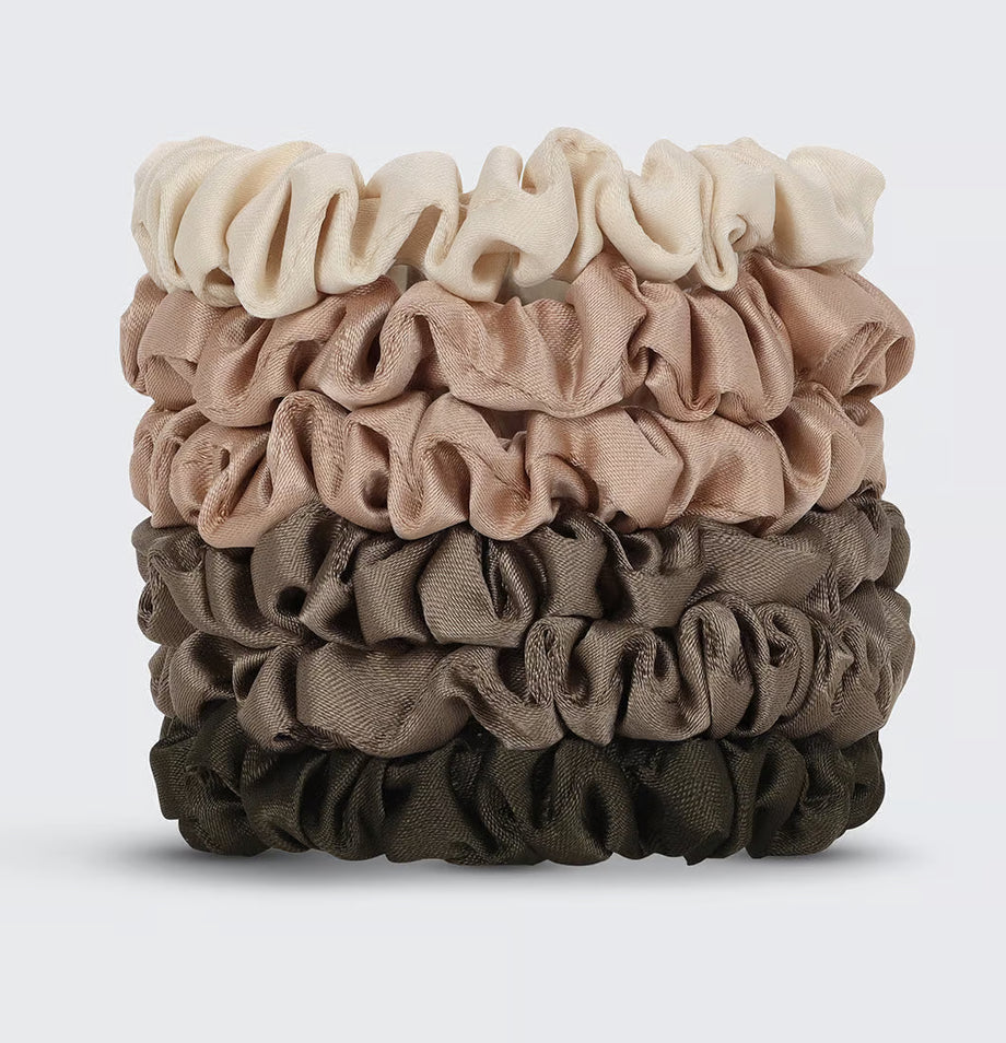 KITSCH PETITE SATIN SCRUNCHIES