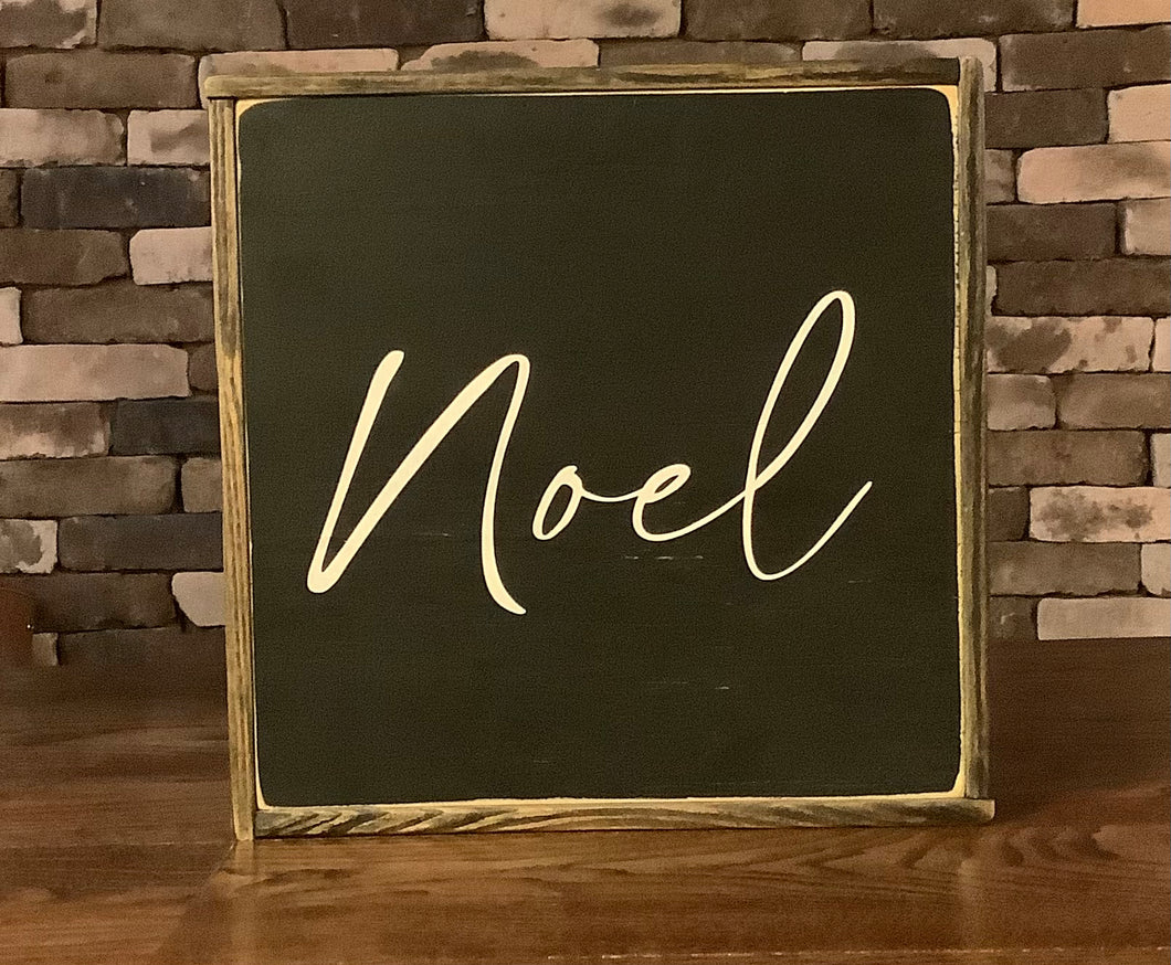 NOEL 1’ X 1’ SIGN