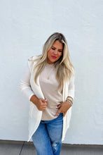 Load image into Gallery viewer, SWEET CREAM BLAKELEY WAFFLE KNIT CARDIGAN
