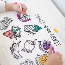 Load image into Gallery viewer, FAITH DRY ERASE COLORING MAT
