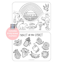 Load image into Gallery viewer, FAITH DRY ERASE COLORING MAT
