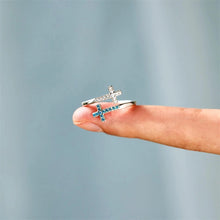 Load image into Gallery viewer, DOUBLE CROSS STERLING SILVER RING
